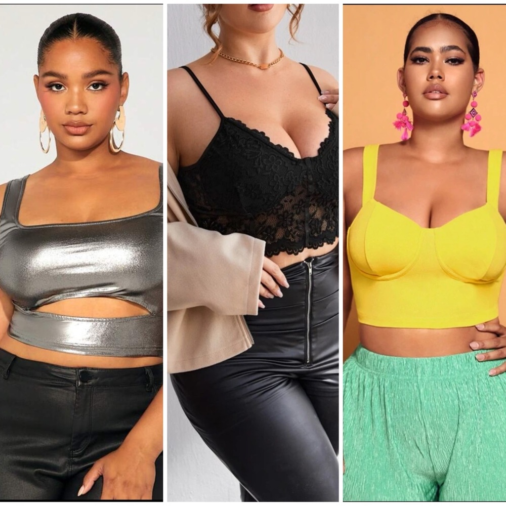 Women’s Yellow Bustier Crop Top - Unbranded